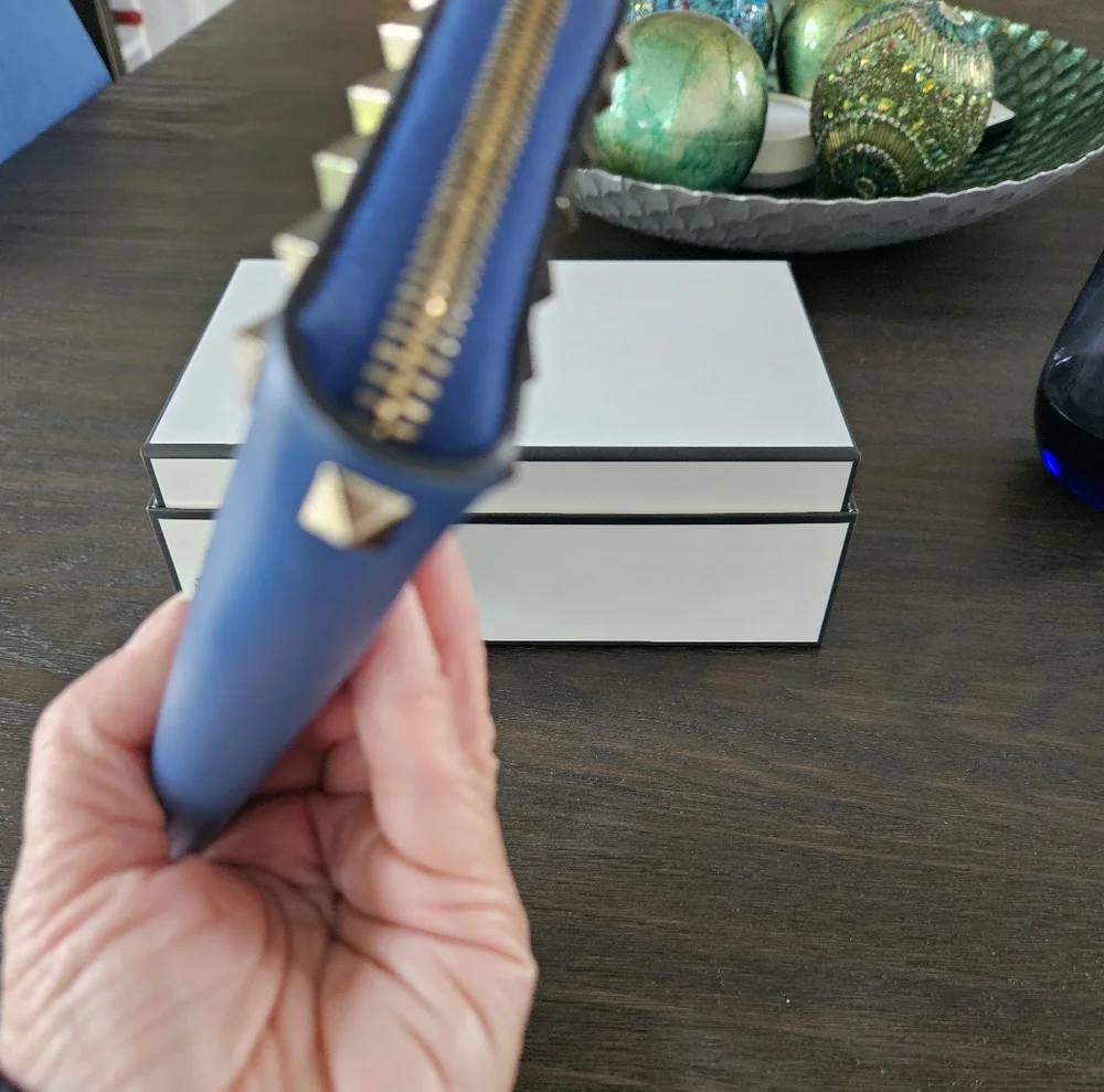 Valentino Blue Studded Wallet - Picture 5 of 9